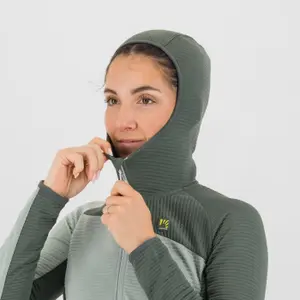 Polaire full zip à capuche femme Karpos Averau image-3