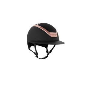 hhe0a041-324-paardrijhelm-kask-star-lady-chrome-zwart-okerroos