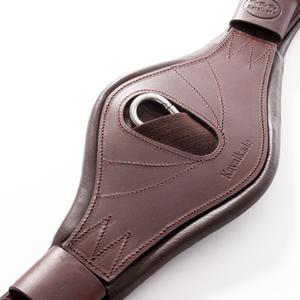 Correa de silla corta de cuero engrasado con elástico Kavalkade Julius image-1