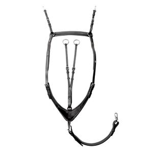 0168071150213-jagdhalsband-fur-pferde-mit-gummiband-kavalkade-robin-schwarz-silber