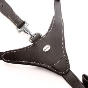 Collier de chasse pour cheval haut avec élastique Kavalkade Dexter image-1