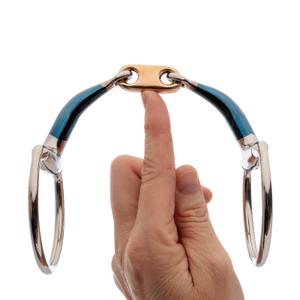 Olivenfarvede hestebidder Kavalkade Ergonomic image-3