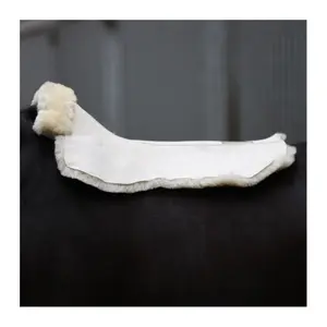 Protector de silla de montar de piel de oveja para caballos Kavalkade Pure image-1