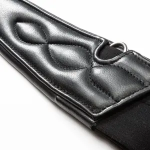 Sangle longue en cuir pour cheval avec élastique Kavalkade Casper image-2