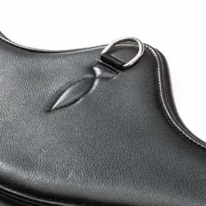 Sangle longue en cuir pour cheval avec élastique Kavalkade Casper image-3