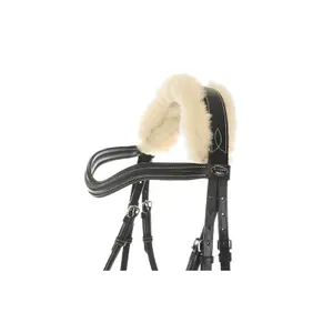 Uzdečky pro koně Kavalkade Ivy W. Sheepskin image-1