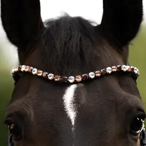 Frontal para cavalo Kavalkade Burgundy image-2