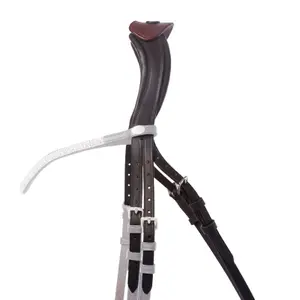 Open horse riding breastplate with bridge Kavalkade Cre8 Malou image-1