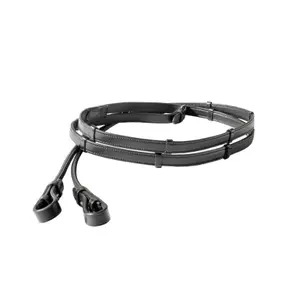 Round sewn reins in soft leather Kavalkade Florina image-0