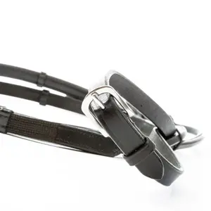 Rênes pour cheval cuir/caoutchouc Kavalkade image-2