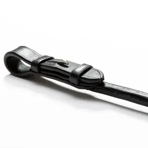 Rênes pour cheval cuir/caoutchouc Kavalkade image-3