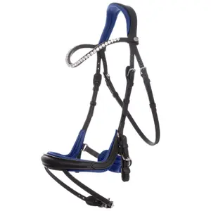 Funda de bridão forrada em couro Kavalkade Caliano Cerra image-2