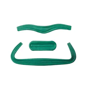 Funda de bridão forrada em couro Kavalkade Caliano Cerra image-0