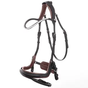 Doppelter Zaumzeugbezug aus Leder Kavalkade Caliano Via image-1