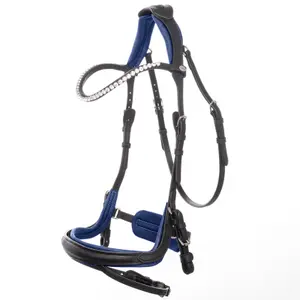 Doppelter Zaumzeugbezug aus Leder Kavalkade Caliano Via image-1