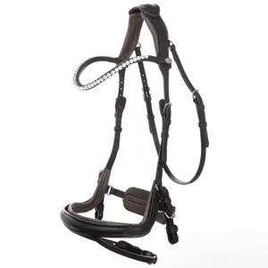 Doppelter Zaumzeugbezug aus Leder Kavalkade Caliano Via image-1