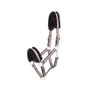 Cabresto de cavalo com velo de peluche Kavalkade Gretchen image-0