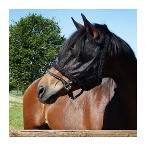 Máscara de mosca para cavalos sem orelhas Kavalkade image-0