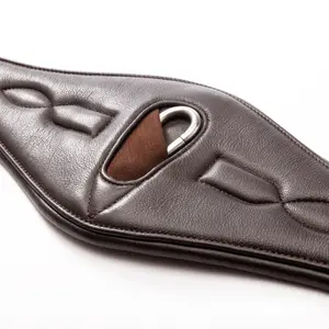 Ζώνη ιππασίας από δέρμα χωρίς ελαστικό Kavalkade Comfort image-4