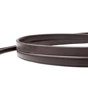 Runda lädergrimmor för häst Kavalkade Fleur-Weymouth image-1