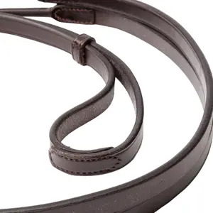 Runda lädergrimmor för häst Kavalkade Fleur-Weymouth image-2