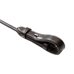 Runda lädergrimmor för häst Kavalkade Fleur image-3