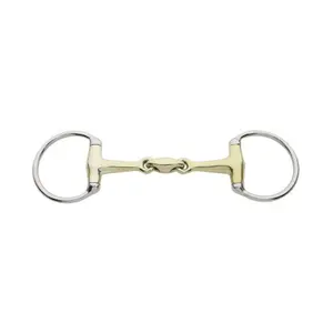 Olive bit for horse with double break Kavalkade KavalBit 12 mm