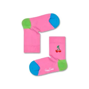 Children's socks Happy Socks Cherry Embroidery image-0