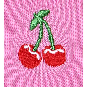 Children's socks Happy Socks Cherry Embroidery image-1
