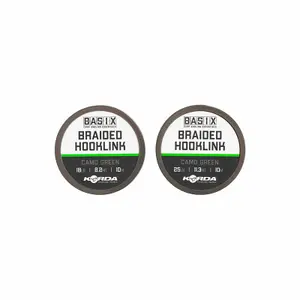 Pack of 6 braids for leaders Korda basix braided image-0