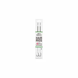 Συσκευασία 6 βαριδιών Korda basix hair rigs wide gape image-0
