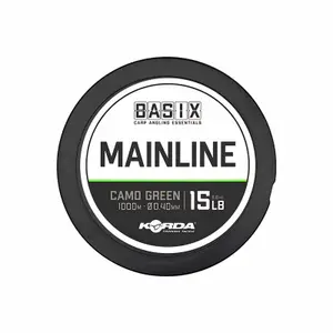 Pack of 6 nylons Korda basix main line 1000m