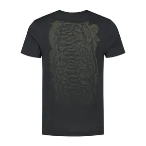 T-shirt Korda imprimé Olive Noir image-1