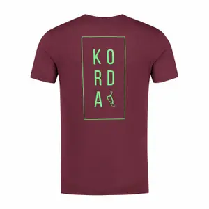 T-shirt Korda le loyal burgundy image-1