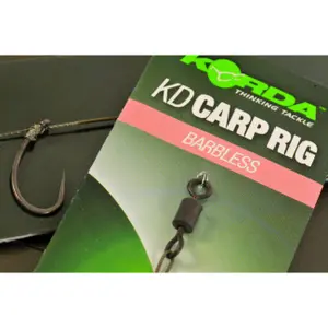 Linha de fundo para carpa Korda N-Trap KD Rig Barbless 30lb image-1