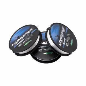 Συσκευασία 6 νάιλον Korda longchuck tapered mainline image-1