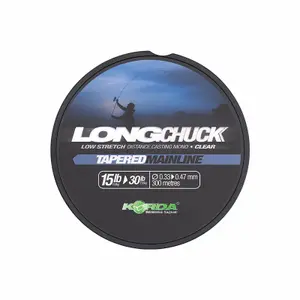 Συσκευασία 6 νάιλον Korda longchuck tapered mainline image-0