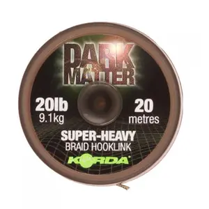Μπλέκοντας με χαμηλή γραμμή Korda Dark Matter Tungsten Coated Braid 18lb image-0