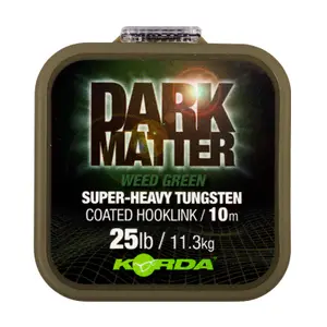Μπλέκοντας με χαμηλή γραμμή Korda Dark Matter Tungsten Coated Braid 25lb image-0