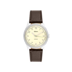 9126122-montre-kelton-heritage-champagne-marron-38-mm