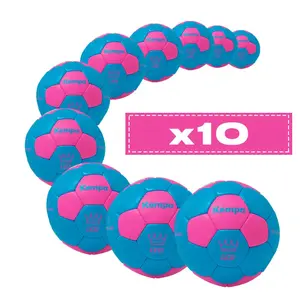 Pack of 10 training balloons Kempa Leo Glory