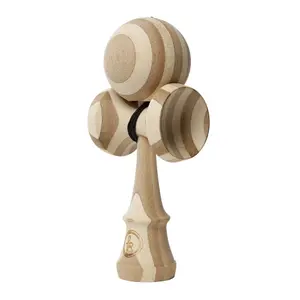 Bamboo skill games Kendama Europe Record Plus Naturals image-1