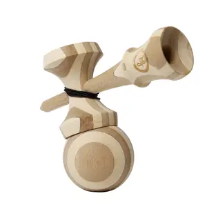 Bamboo skill games Kendama Europe Record Plus Naturals image-2