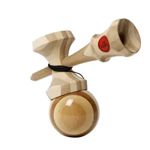 Bamboo skill games Kendama Europe Record Plus Naturals image-2
