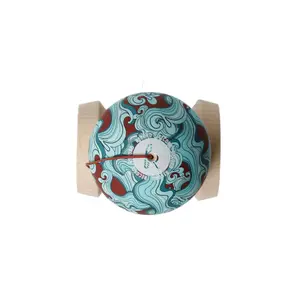 Skill games Kendama Europe Record Plus Aqua Grip image-3