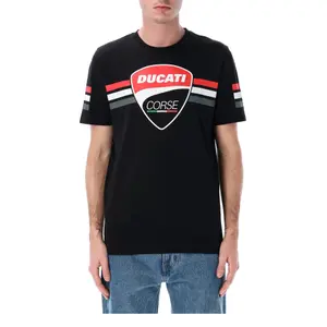 T-shirt Kenny Stripes Ducati Badge image-0