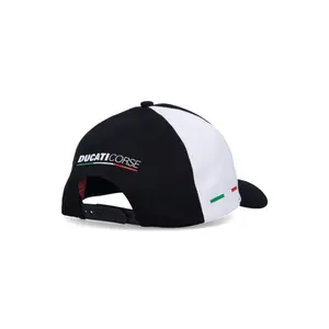 Baske cap Kenny Stripes And Ducati Badge image-1