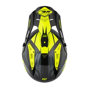 Visiera per casco da moto Kenny Carbon Graphic Titanium image-0