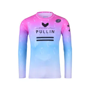 Langarm-Motocross-Trikot für Kinder Kenny Challenger Trash/Race image-0