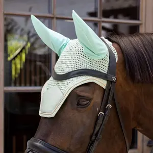Velvet fly veil for horses Kentucky Horsewear Wellington image-2